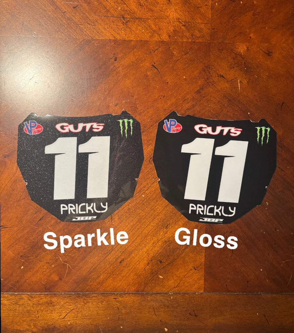 Predesigned Odi Plate Decal