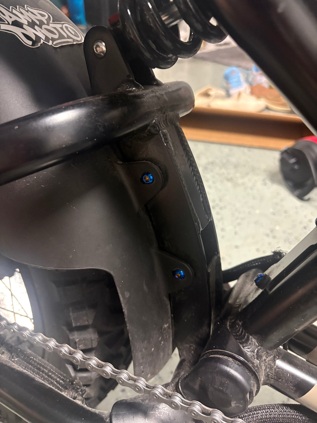 Super 73 guard bolts